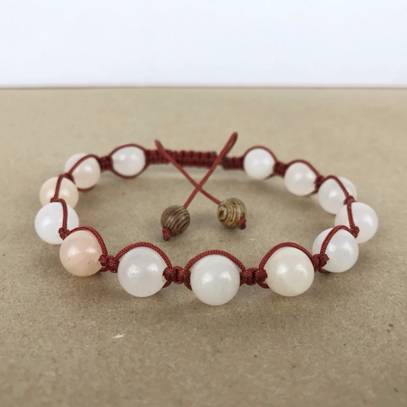 Handmade} Aventurine & Wengewood Accent Bracelet - Picture 2 of 4